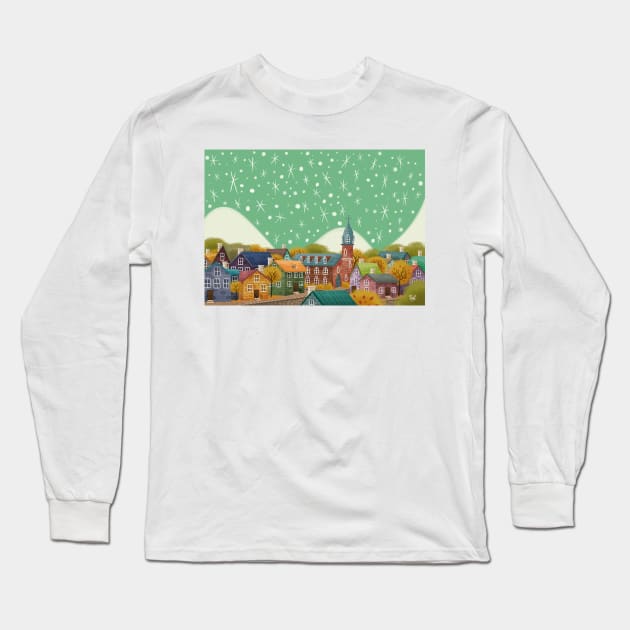 European Town Long Sleeve T-Shirt by rogerhoyosp